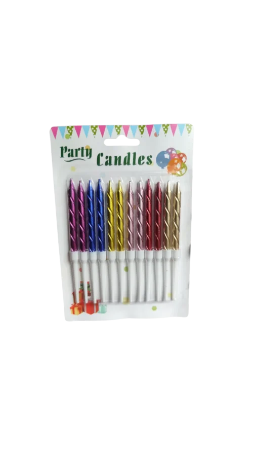 Vela Entorchada Gruesa x 12