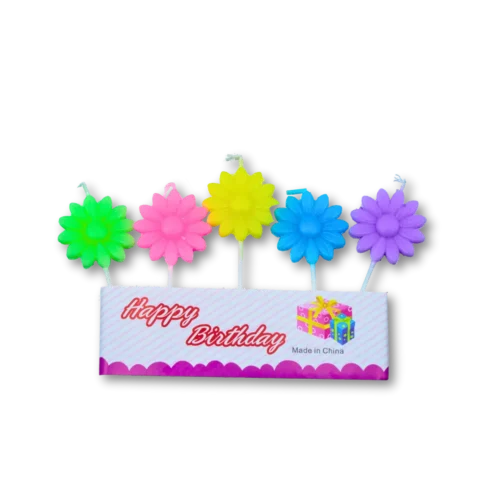 Velas Displey 3D Gruesa  x 5 Und