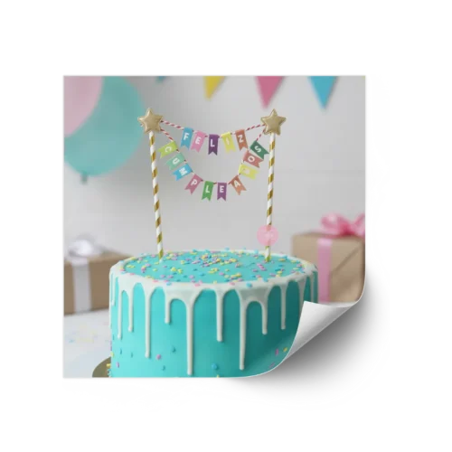 No lo sé (400) Topper Banderin Carton y Madera