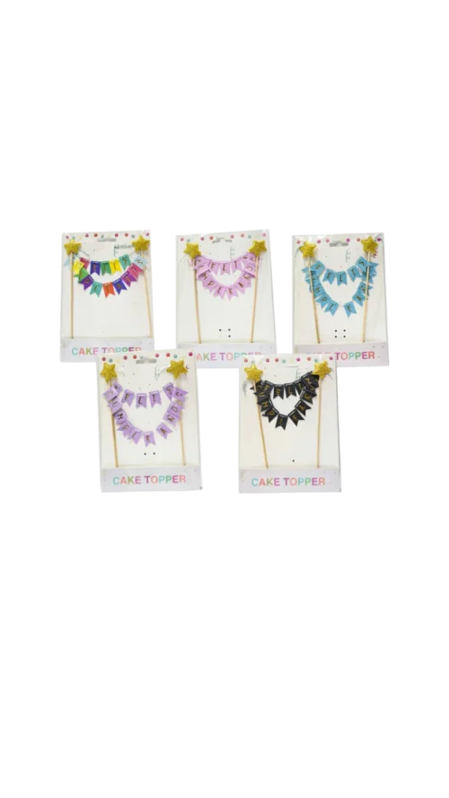 No lo sé (401) Topper Banderin Carton y Madera