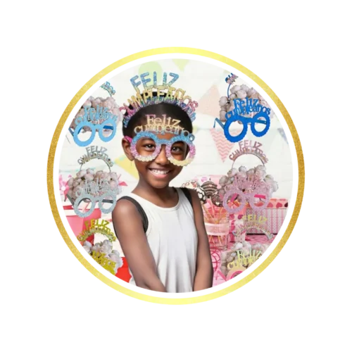 No lo sé (402) Kit Diademas y Gafas Escarchado