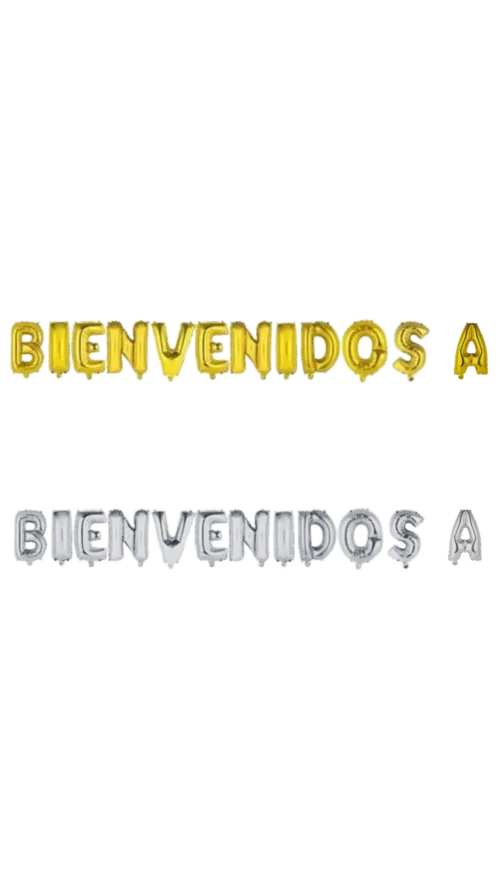 No lo sé (447) Inflable BIENVENIDO + A (16")