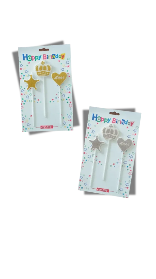 No lo sé (65) Velas Rey de Corazon x 3 Piezas