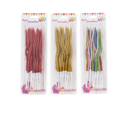 No lo sé (90) Vela Ondulada Escarchada