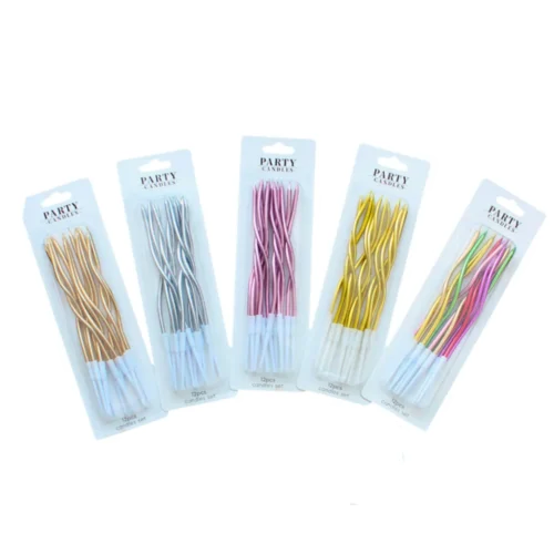 No lo sé (92) Vela Ondulada Lisa x 12