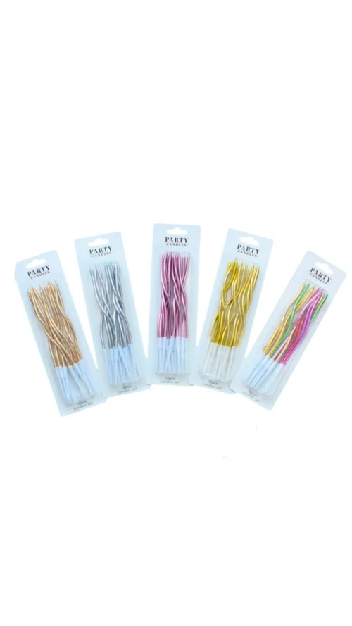 No lo sé (92) Vela Ondulada Lisa x 12