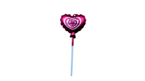 Velas Corazon  3D Mediana  x 1 Und