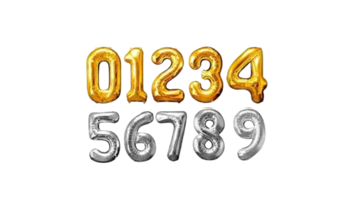 Número Metalizado Encartonado
