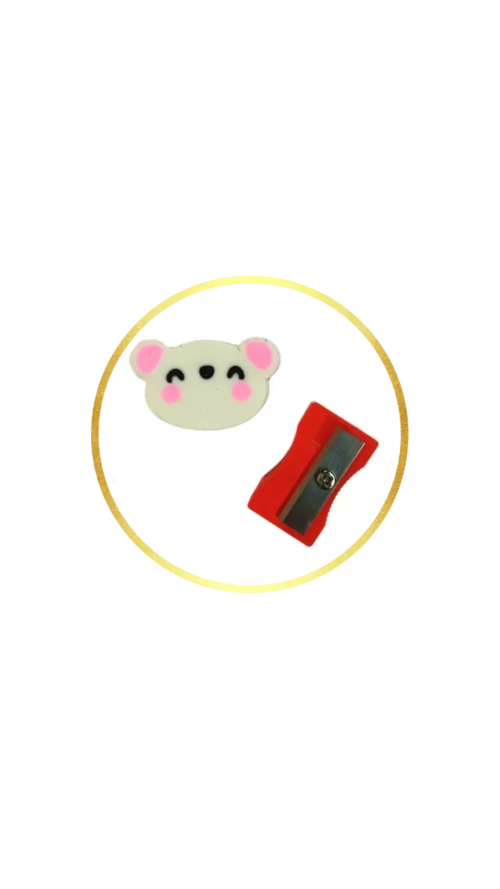 Kit Sacapuntas y Borrador Display x 20