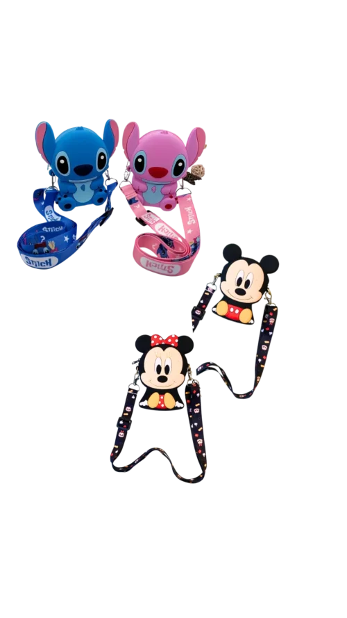 Bolsito De Silicona Animado 13x10 cm