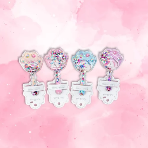 Cepillo Para El Cabello Poder-Rosa