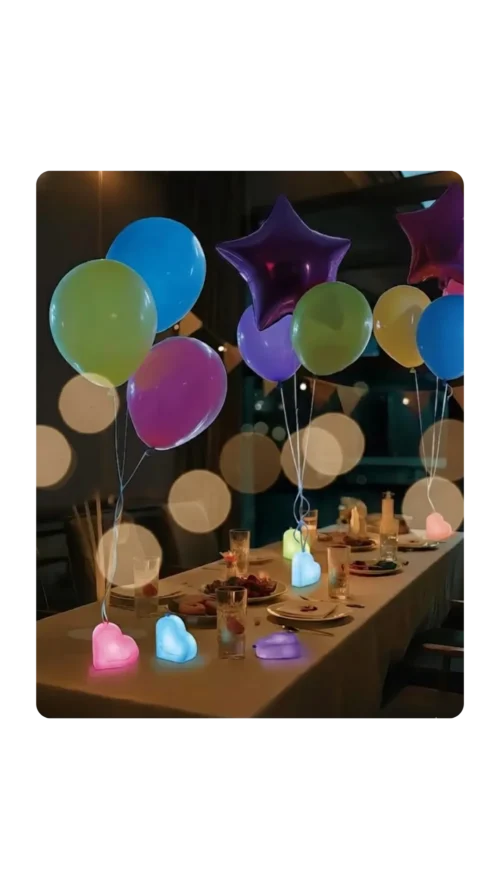 Base Para Globos con Helio Luminosa