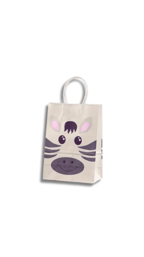 Bolsa tipo kraft Zafari.Paquete x 12 Surtido