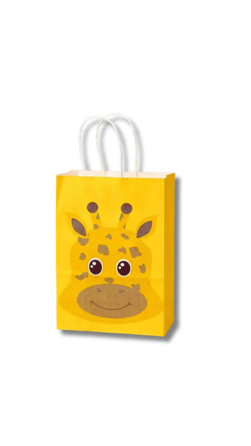 Bolsa tipo kraft Zafari.Paquete x 12 Surtido