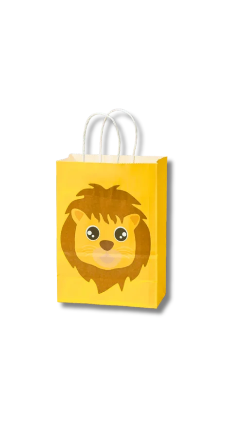 Bolsa tipo kraft Zafari.Paquete x 12 Surtido