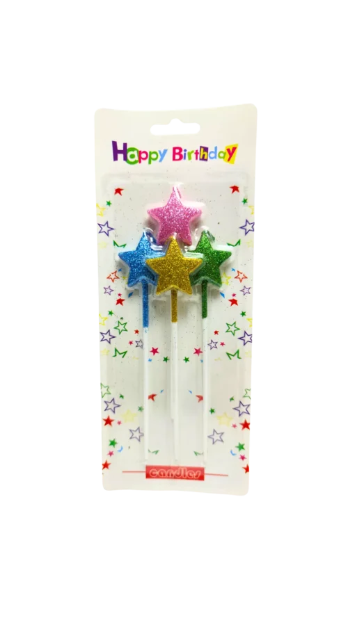 No lo sé (144) Vela Estrella Escarchada x 4