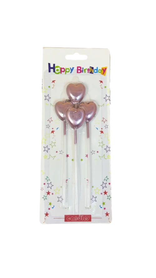 No lo sé (148) Vela Estrella o Corazon x 4