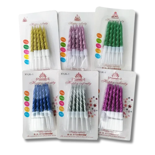 No lo sé (154) Vela Cromada x 10