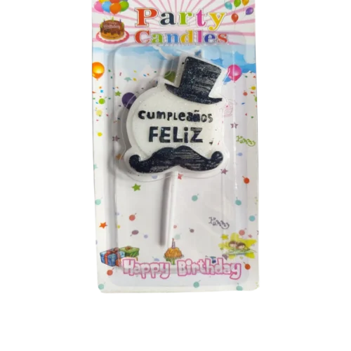 No lo sé (165) Vela Bloque Mostacho y Labios