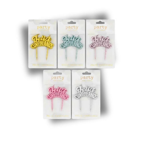 No lo sé (177) Vela Bloque Feliz Cumpleaños A