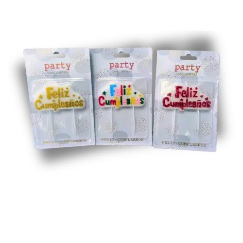 No lo sé (178) Vela Bloque Feliz Cumpleaños B