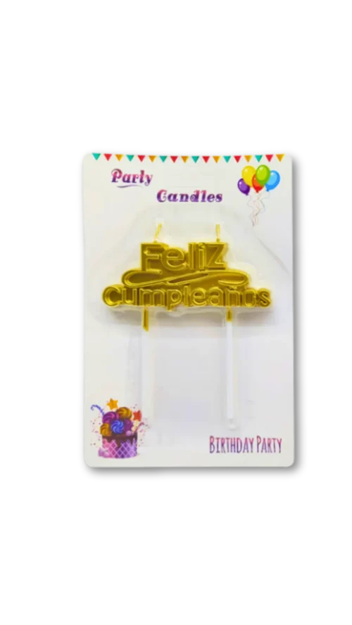 No lo sé (183) Vela Bloque Feliz Cumpleaños E