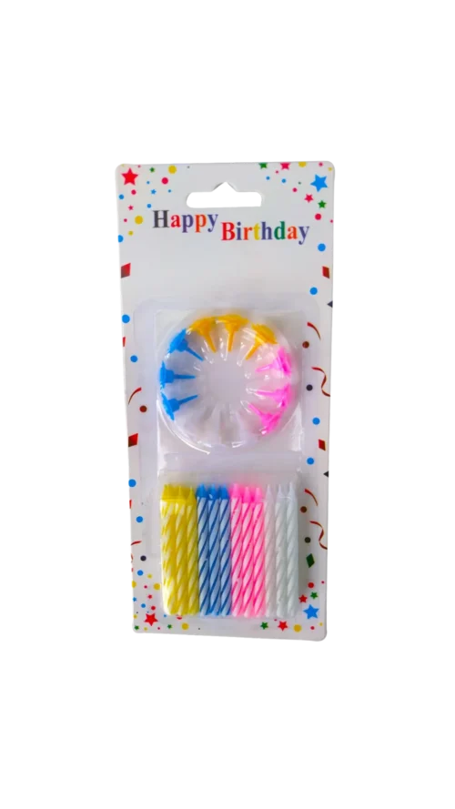 No lo sé (186) Vela Pastel Delgada x 12