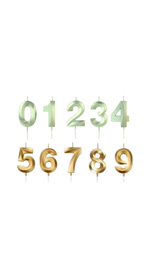 Vela de  Numero Yumbo