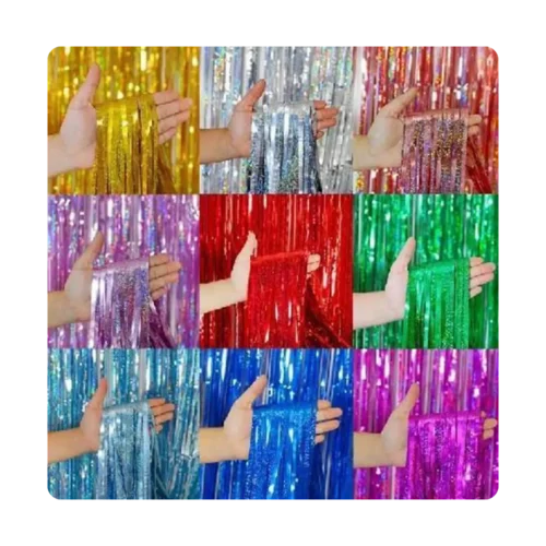 No lo sé (205) Cortina Tiras Holografica