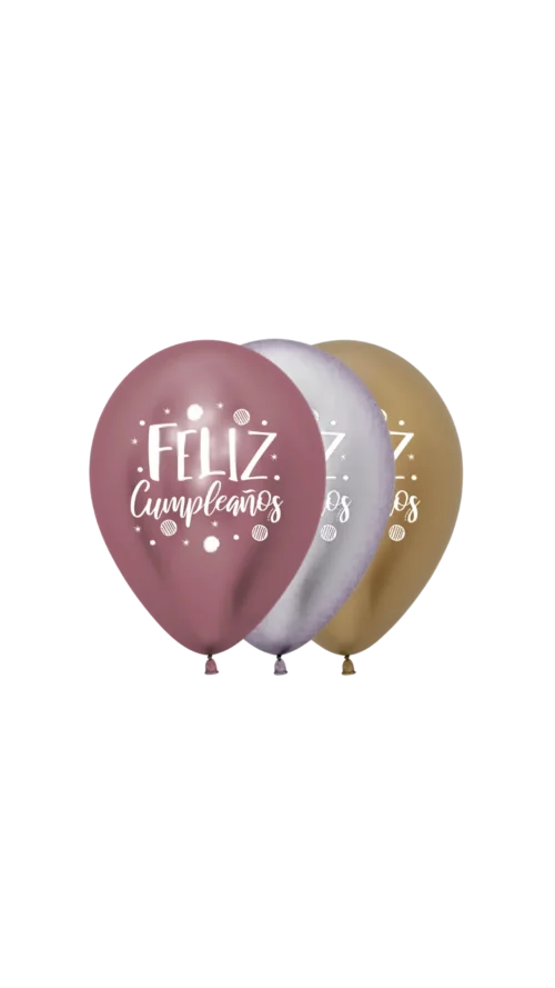 Globo Reflex Estampado x 12