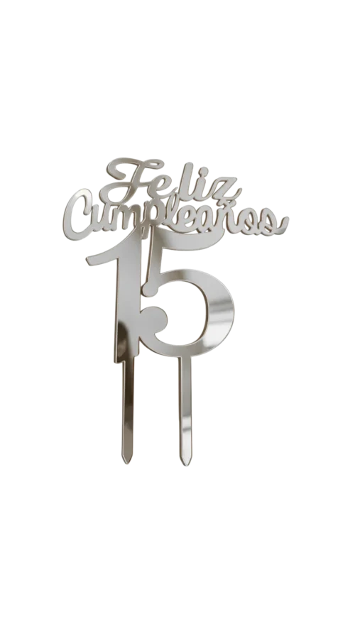 No lo sé (261) Topper Grande 15 años Acrilico