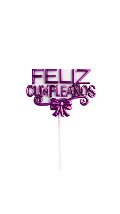 Topper 3D  B. Material  Escarchado