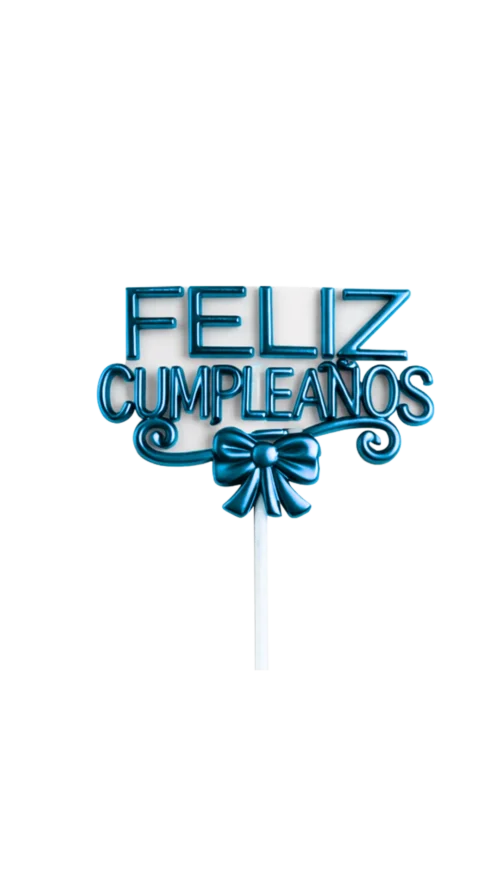 Topper 3D  B. Material  Escarchado