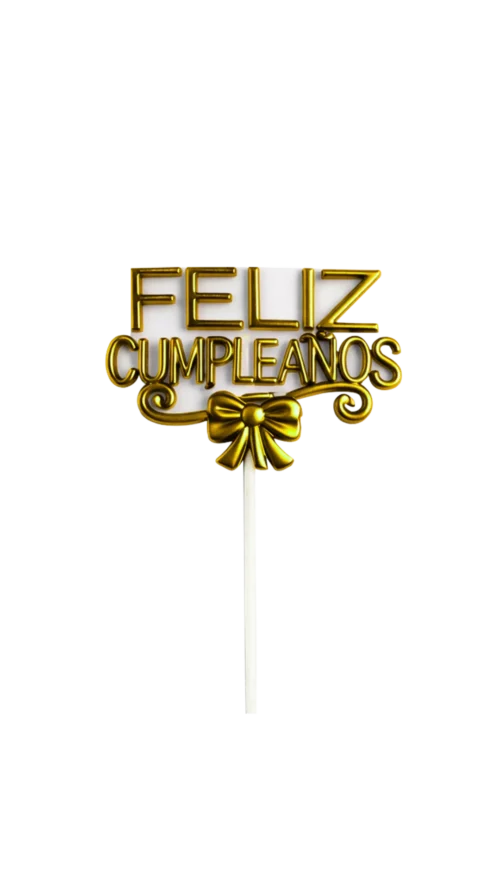 Topper 3D  B. Material  Escarchado