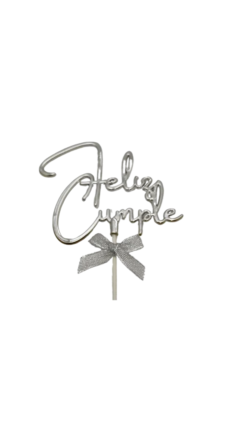 Topper 3D  C. Material  Escarchado