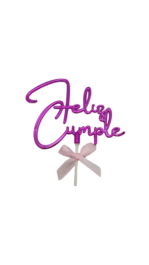 Topper 3D  C. Material  Escarchado