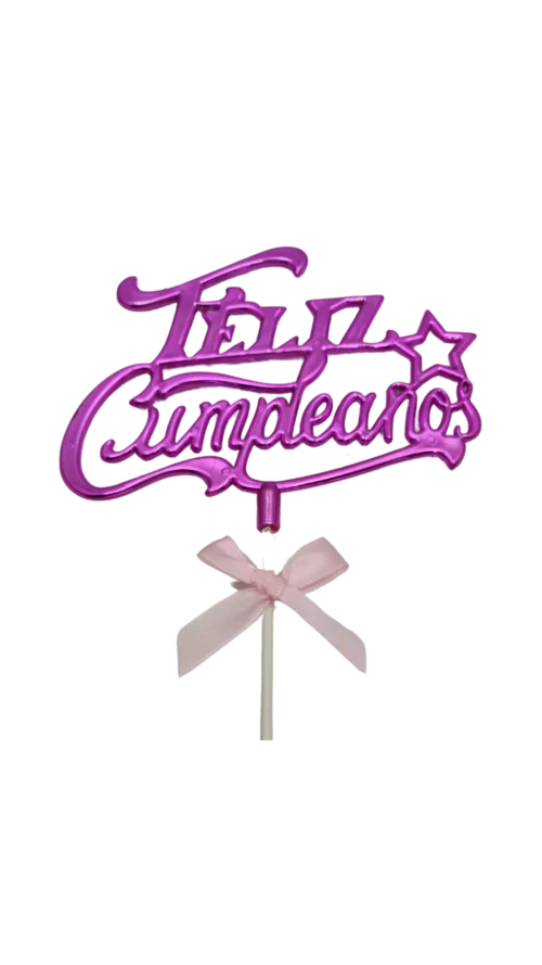 Topper 3D  C. Material  Escarchado