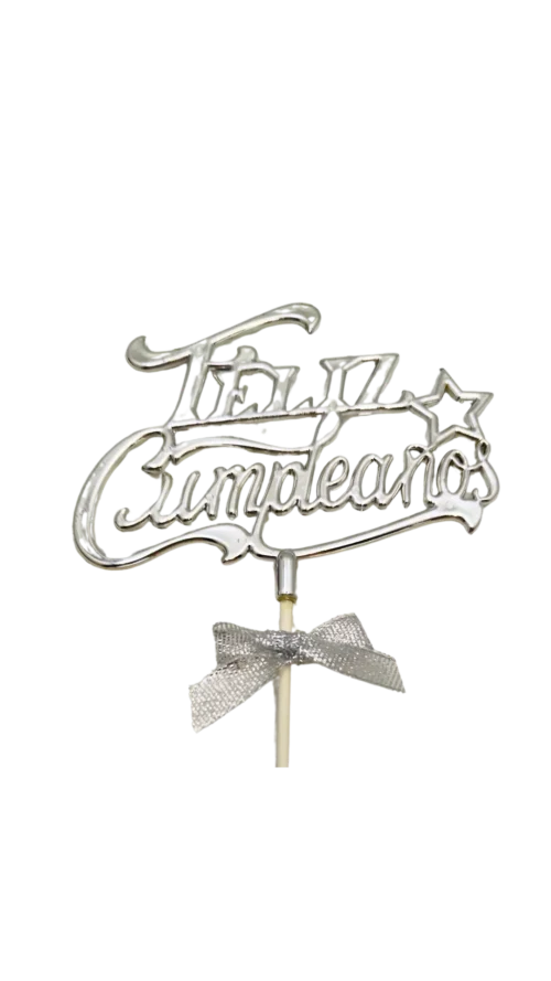 Topper 3D  C. Material  Escarchado