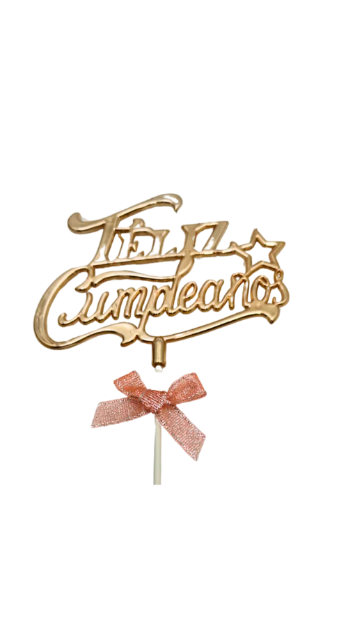 Topper 3D  C. Material  Escarchado