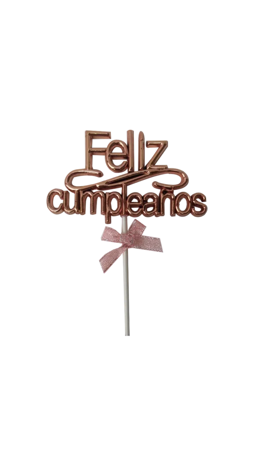 Topper 3D  D. Material  Escarchado