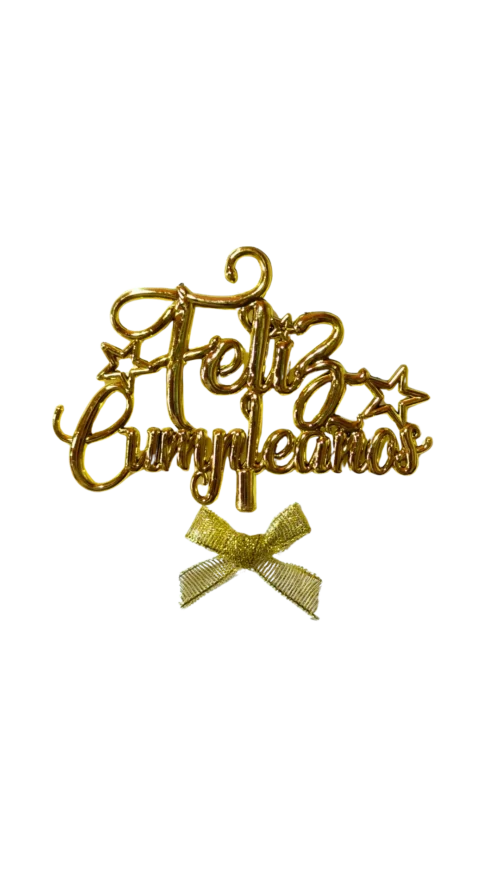 Topper 3D G. Material  Escarchado