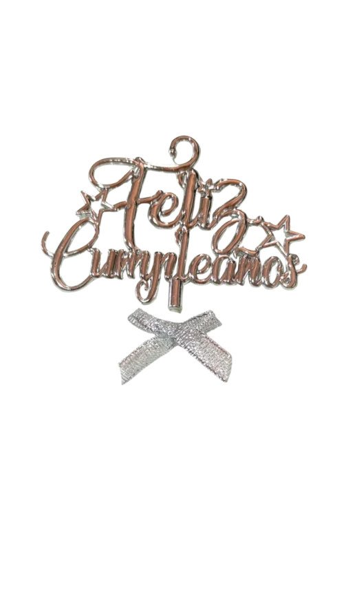 Topper 3D G. Material  Escarchado