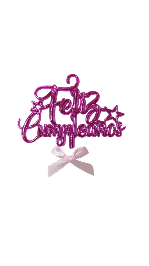 Topper 3D G. Material  Escarchado