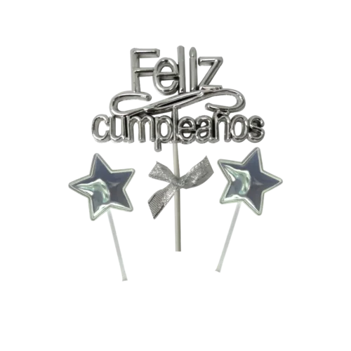 No lo sé (343) Topper 3D + Estrellas A. Material Plástico