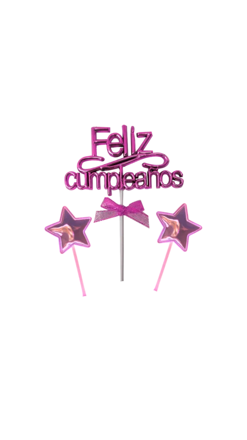 No lo sé (344) Topper 3D + Estrellas A. Material Plástico