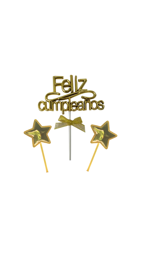 No lo sé (346) Topper 3D + Estrellas A. Material Plástico