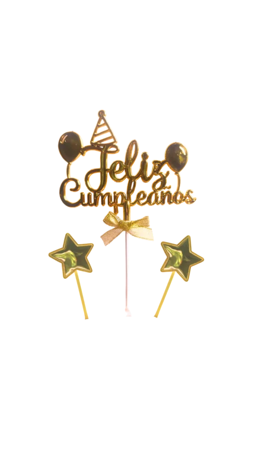 No lo sé (351) Topper 3D + Estrellas C. Material Plástico