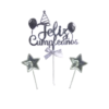 No lo sé (354) Topper 3D + Estrellas C. Material Plástico