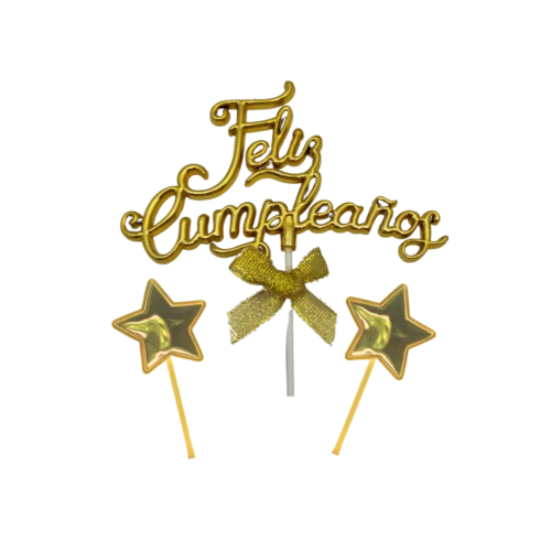 No lo sé (355) Topper 3D + Estrellas D. Material Plástico