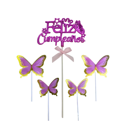 No lo sé (359) Topper 3D + Mariposas